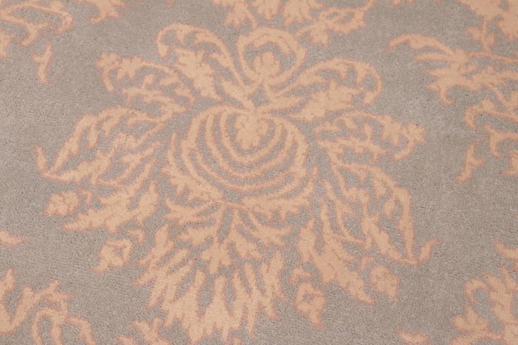 handmade Transitional Kotan Green Tan Hand Knotted RECTANGLE 100% WOOL area rug 6 x 9