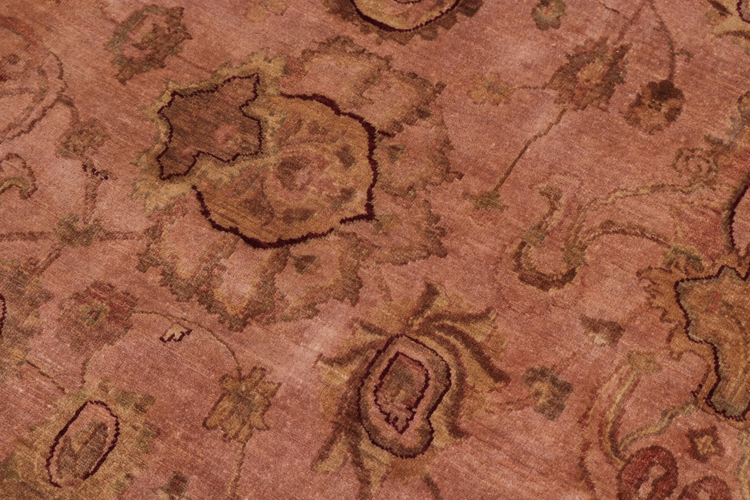 handmade Traditional Kafkaz Dark Tan Dark Tan Hand Knotted RECTANGLE 100% WOOL area rug 10' x 14'