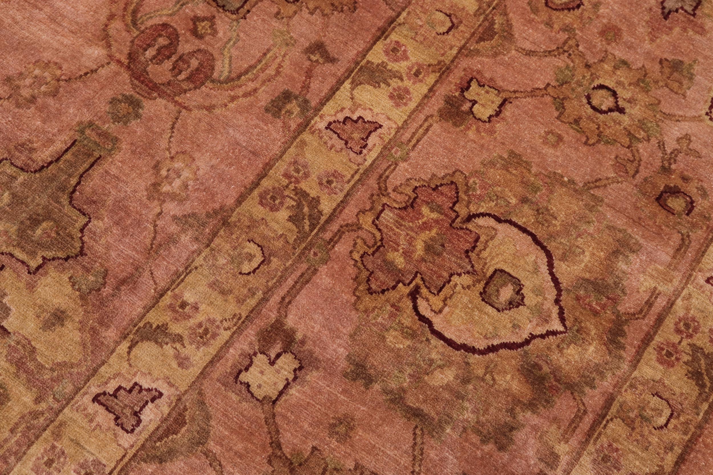 handmade Traditional Kafkaz Dark Tan Dark Tan Hand Knotted RECTANGLE 100% WOOL area rug 10' x 14'