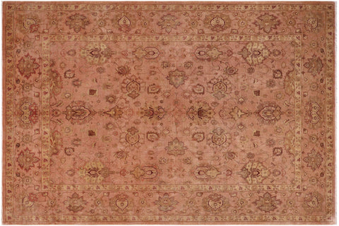 handmade Traditional Kafkaz Dark Tan Dark Tan Hand Knotted RECTANGLE 100% WOOL area rug 10' x 14'