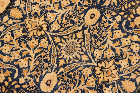 handmade Transitional Tabriz Lt. Blue Ivory Hand Knotted RECTANGLE 100% WOOL area rug 10x14