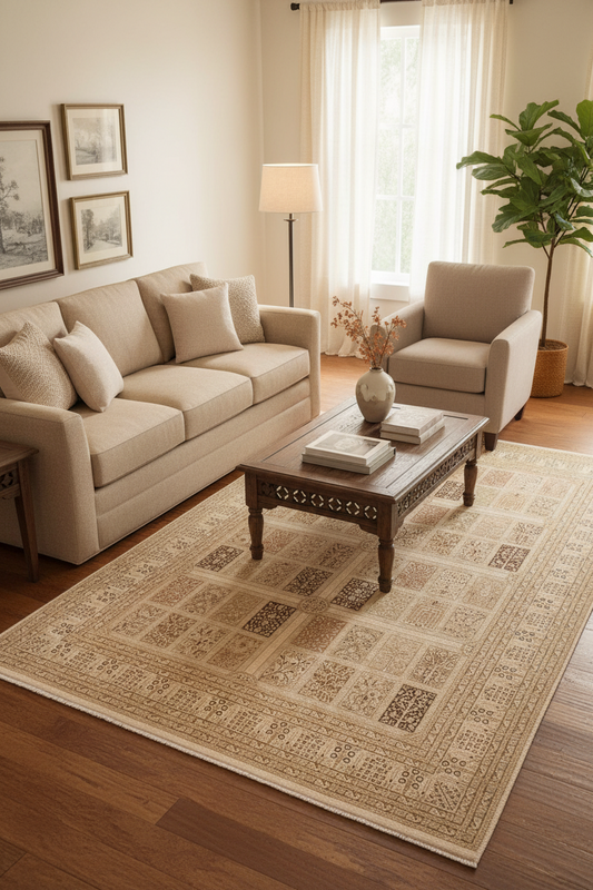 handmade Transitional Design Gold Gold Hand Knotted RECTANGLE 100% WOOL area rug 10' x 14'