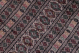 handmade Geometric Bokhara Drk.green Light Brown Hand Knotted RECTANGLE 100% WOOL area rug 12' x 17'