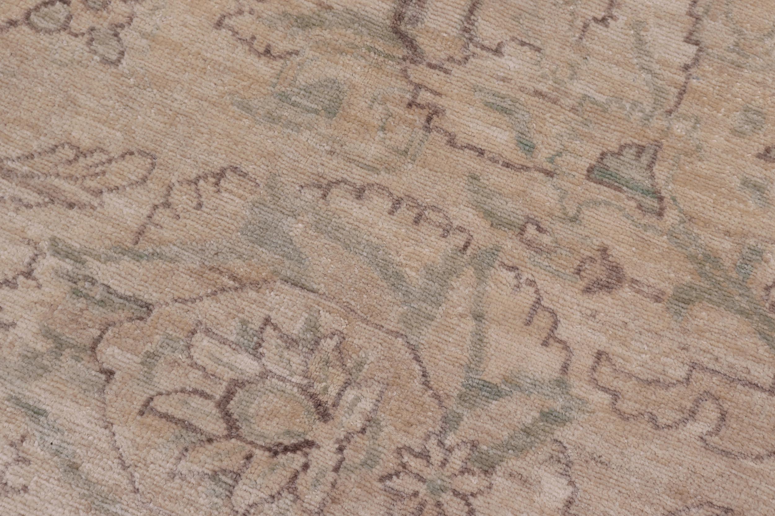 handmade Transitional Kafkaz Lt. Tan Lt. Brown Hand Knotted RECTANGLE 100% WOOL area rug 10' x 15'
