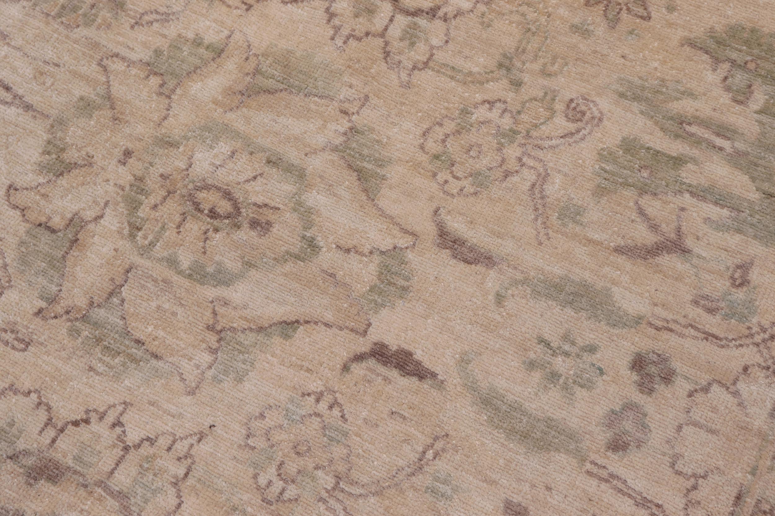 handmade Transitional Kafkaz Lt. Tan Lt. Brown Hand Knotted RECTANGLE 100% WOOL area rug 10' x 15'