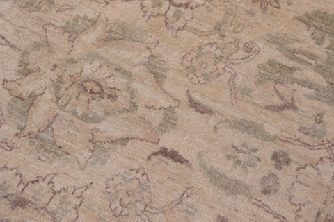 handmade Transitional Kafkaz Lt. Tan Lt. Brown Hand Knotted RECTANGLE 100% WOOL area rug 10' x 15'