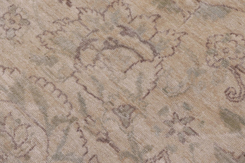 handmade Transitional Kafkaz Lt. Tan Lt. Brown Hand Knotted RECTANGLE 100% WOOL area rug 10' x 15'