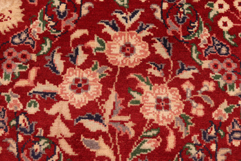 handmade Transitional Tabriz Red Tan Hand Knotted RECTANGLE 100% WOOL area rug 6x9