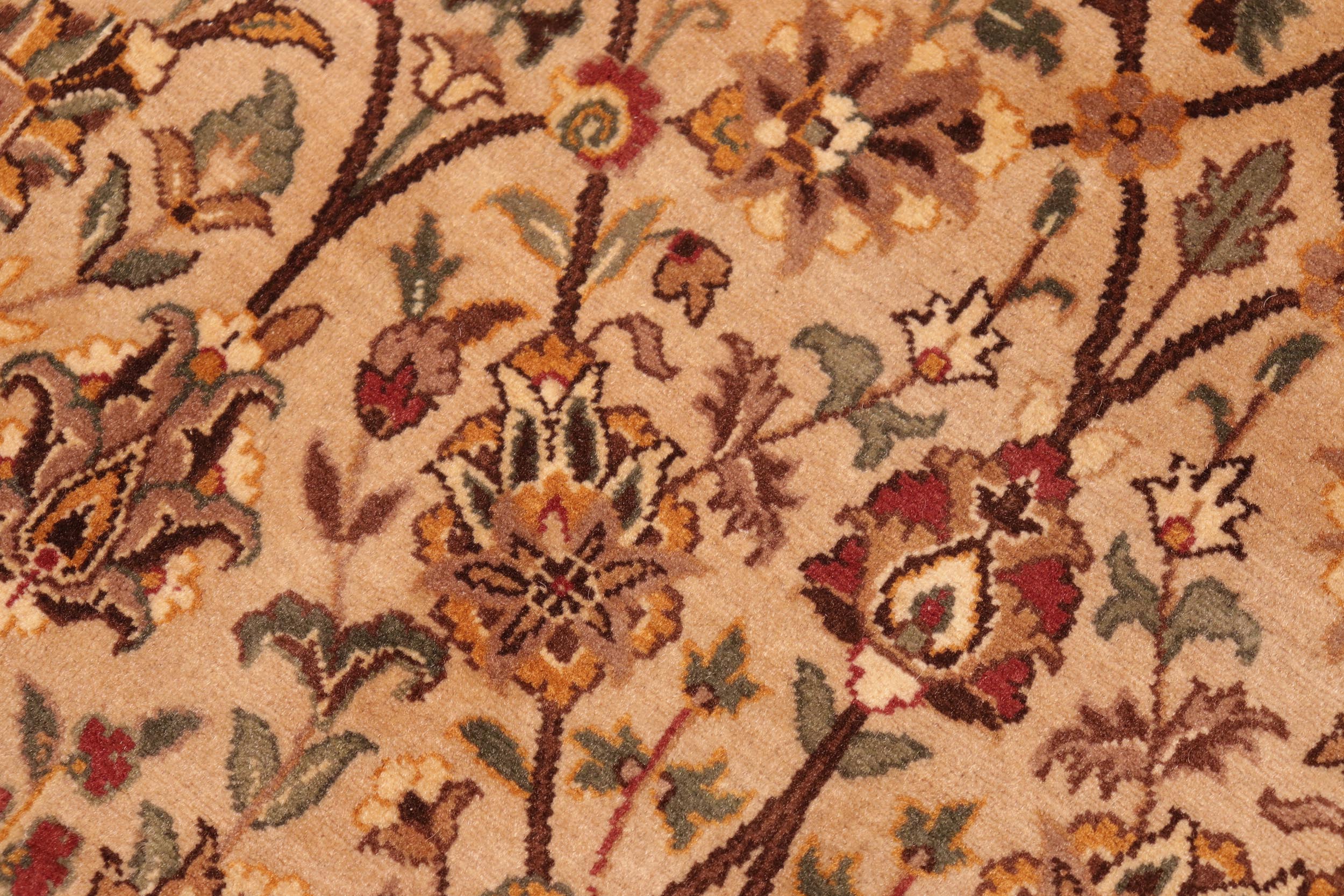 handmade Transitional Design Taupe Brown Hand Knotted RECTANGLE 100% WOOL area rug 6x10