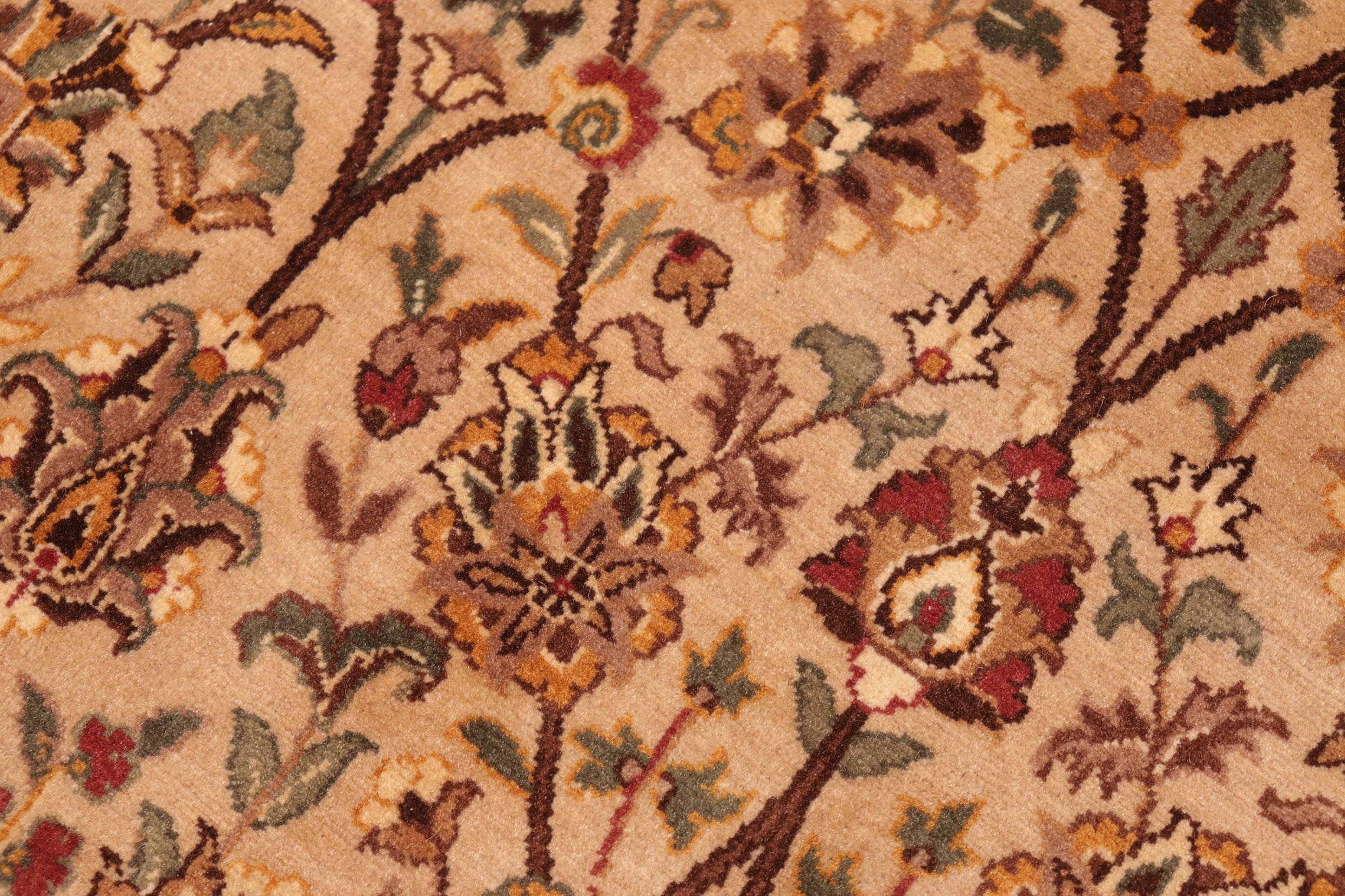 handmade Transitional Design Taupe Brown Hand Knotted RECTANGLE 100% WOOL area rug 6x10