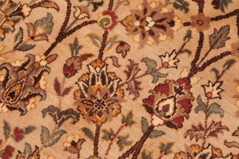 handmade Transitional Design Taupe Brown Hand Knotted RECTANGLE 100% WOOL area rug 6x10