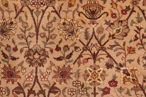 handmade Transitional Design Taupe Brown Hand Knotted RECTANGLE 100% WOOL area rug 6x10