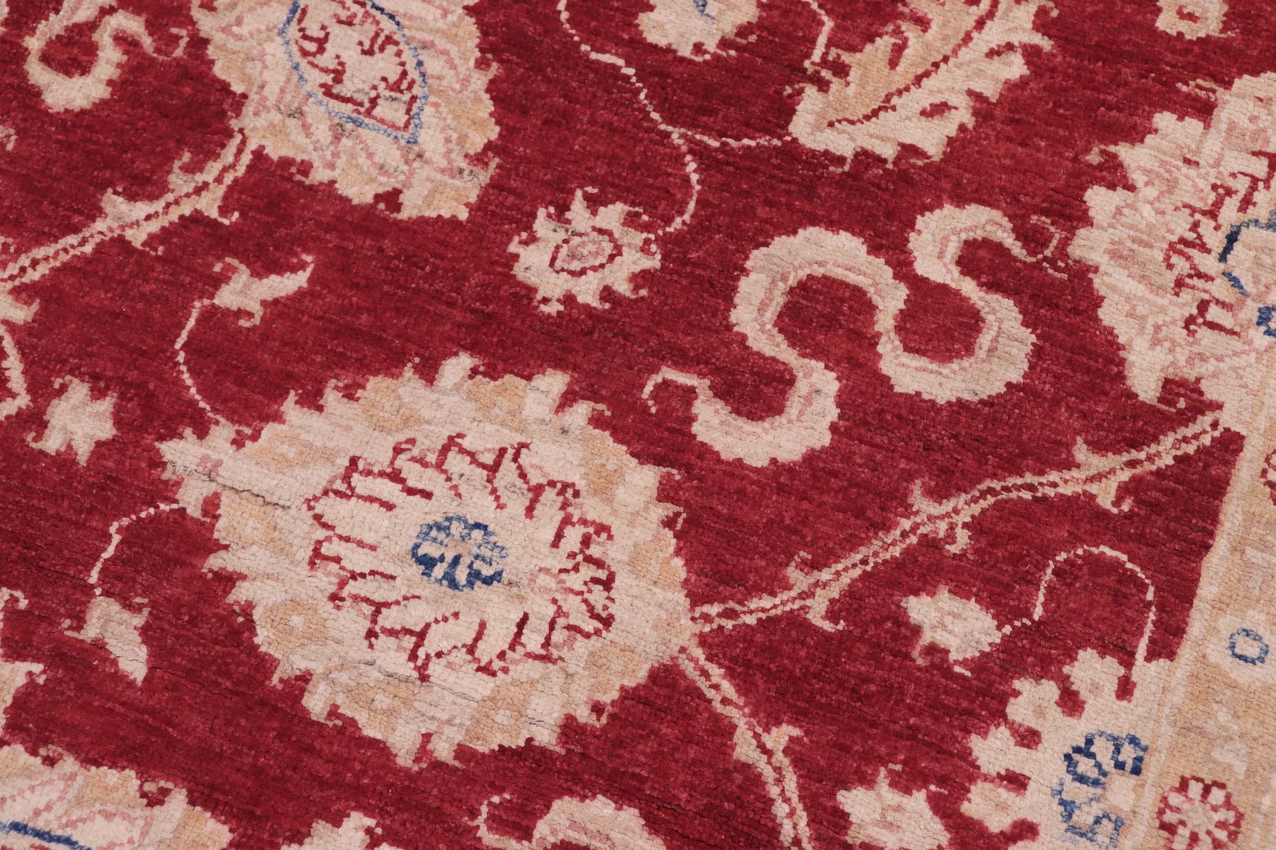 handmade Traditional Kafkaz Red Red Hand Knotted RECTANGLE 100% WOOL area rug 5x8
