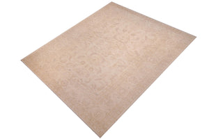 handmade Traditional Kafkaz Ivory Ivory Hand Knotted RECTANGLE 100% WOOL area rug 12x18