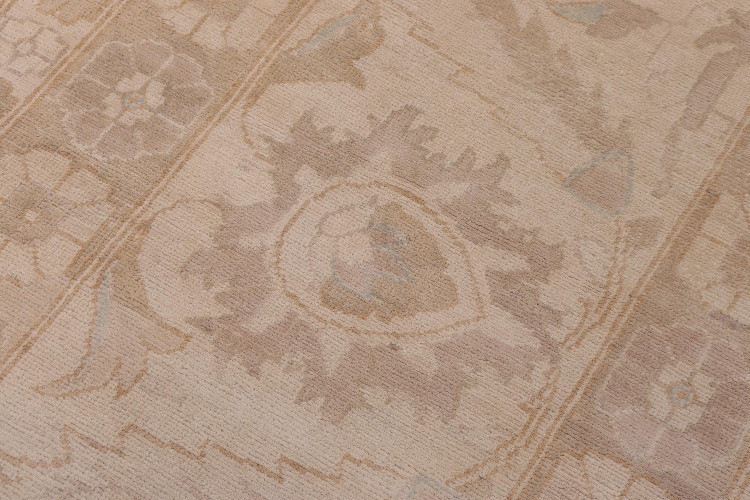 handmade Traditional Kafkaz Ivory Ivory Hand Knotted RECTANGLE 100% WOOL area rug 12x18