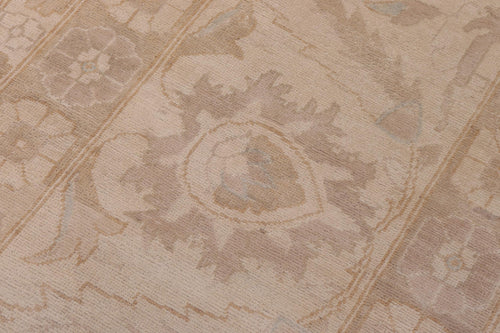 handmade Traditional Kafkaz Ivory Ivory Hand Knotted RECTANGLE 100% WOOL area rug 12x18