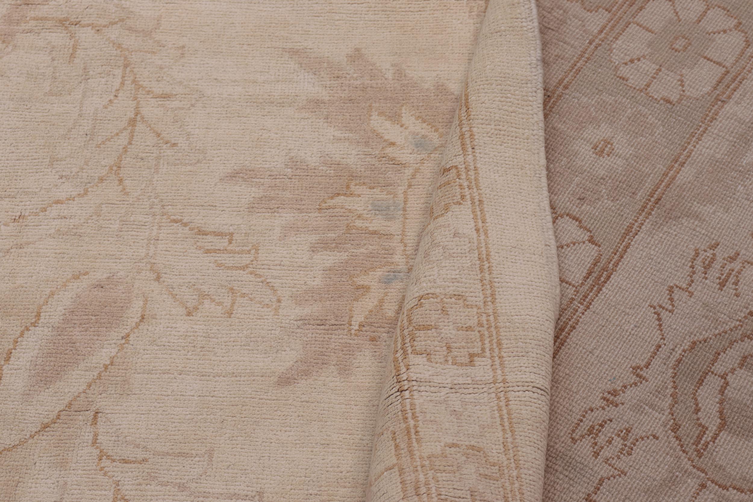 handmade Traditional Kafkaz Ivory Ivory Hand Knotted RECTANGLE 100% WOOL area rug 12x18