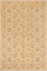 handmade Transitional Kafkaz Beige Rust Hand Knotted RECTANGLE 100% WOOL area rug 10 x 13