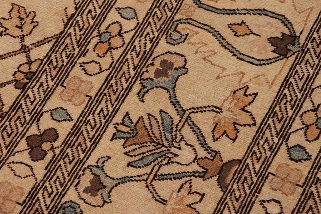 handmade Transitional Kafkaz Ivory Ivory Hand Knotted RECTANGLE 100% WOOL area rug 12 x 19