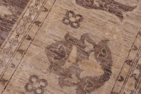 handmade Transitional Kafkaz Lt. Brown Tan Hand Knotted RECTANGLE 100% WOOL area rug 12' x 18'