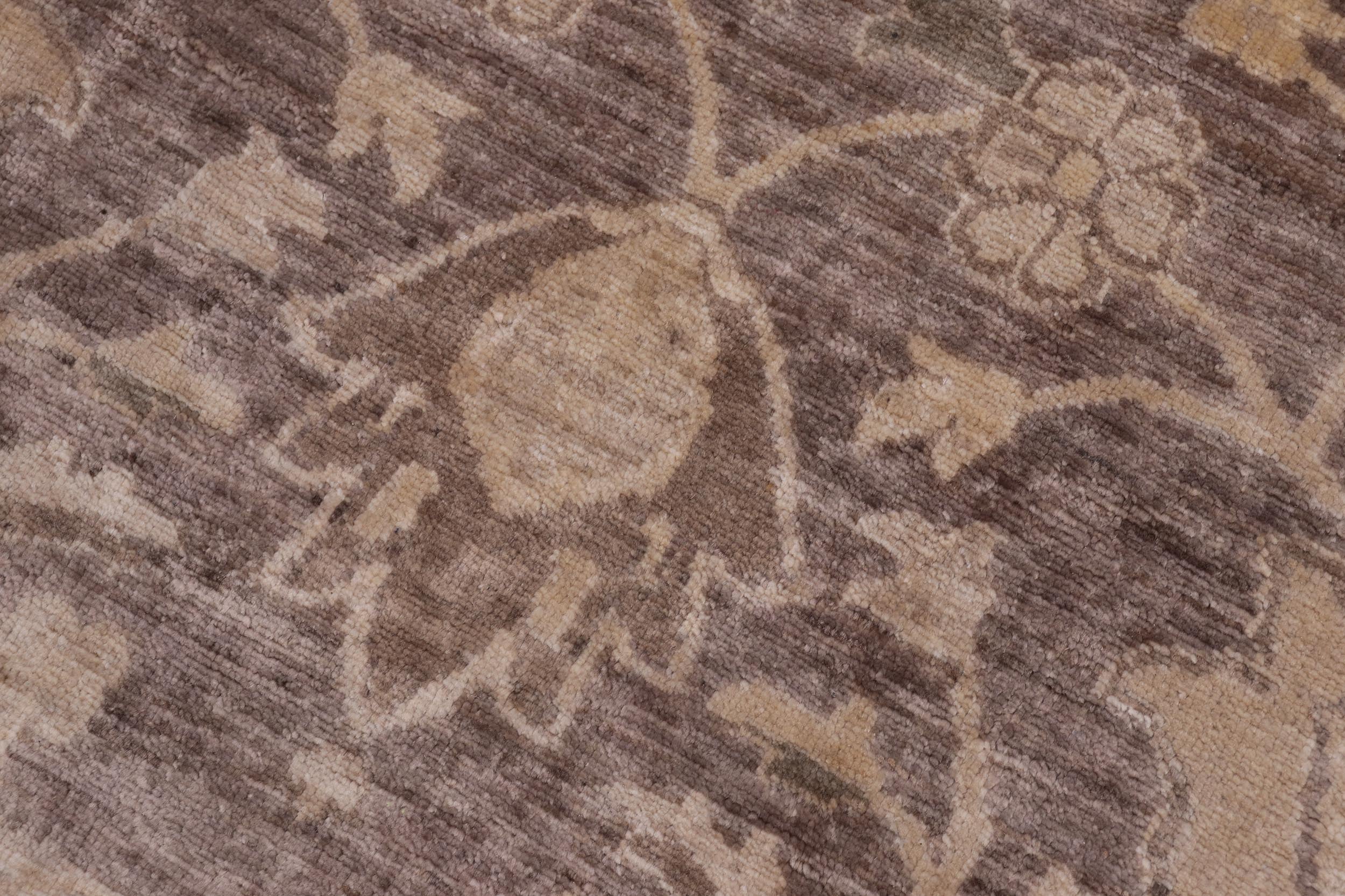 handmade Transitional Kafkaz Lt. Brown Tan Hand Knotted RECTANGLE 100% WOOL area rug 12' x 18'
