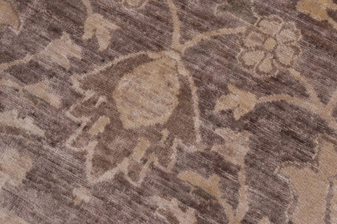 handmade Transitional Kafkaz Lt. Brown Tan Hand Knotted RECTANGLE 100% WOOL area rug 12' x 18'