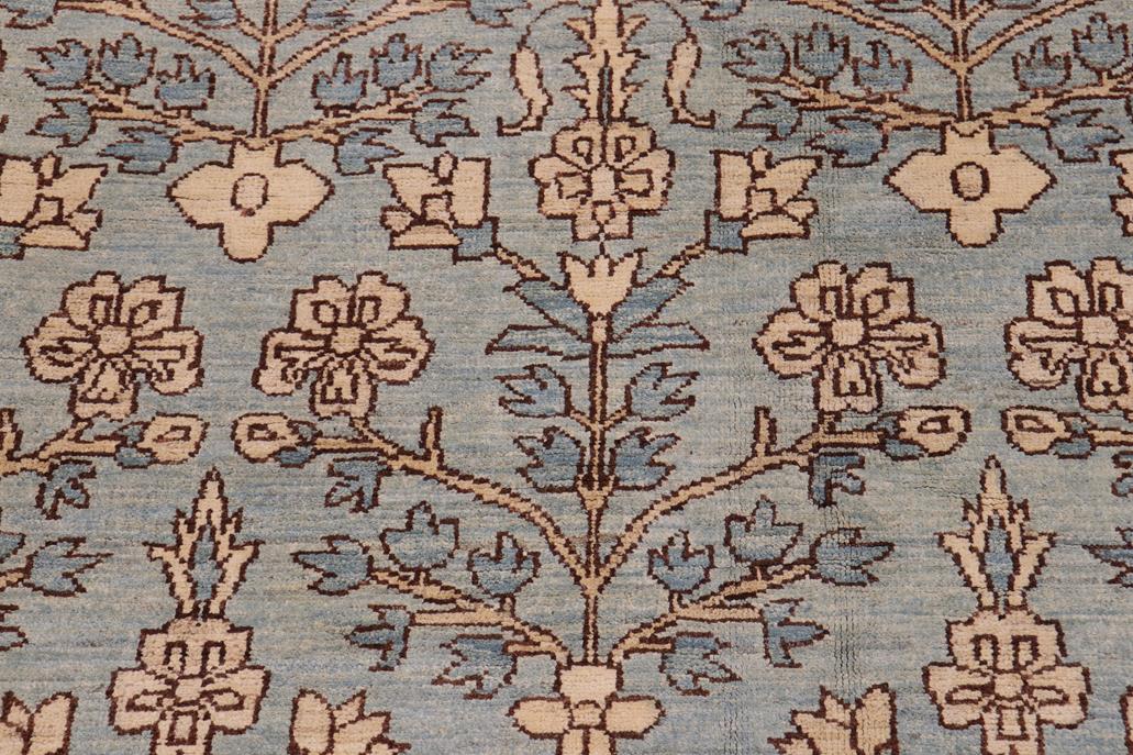 handmade Transitional Kafkaz Lt. Green Lt. Green Hand Knotted RECTANGLE 100% WOOL area rug 12 x 18