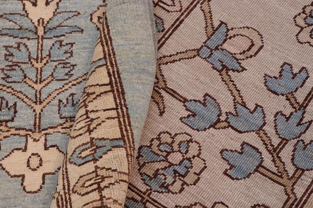 handmade Transitional Kafkaz Lt. Green Lt. Green Hand Knotted RECTANGLE 100% WOOL area rug 12 x 18