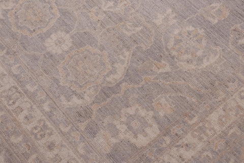 handmade Transitional Kafkaz Brown Gray Hand Knotted RECTANGLE 100% WOOL area rug 12' x 15'