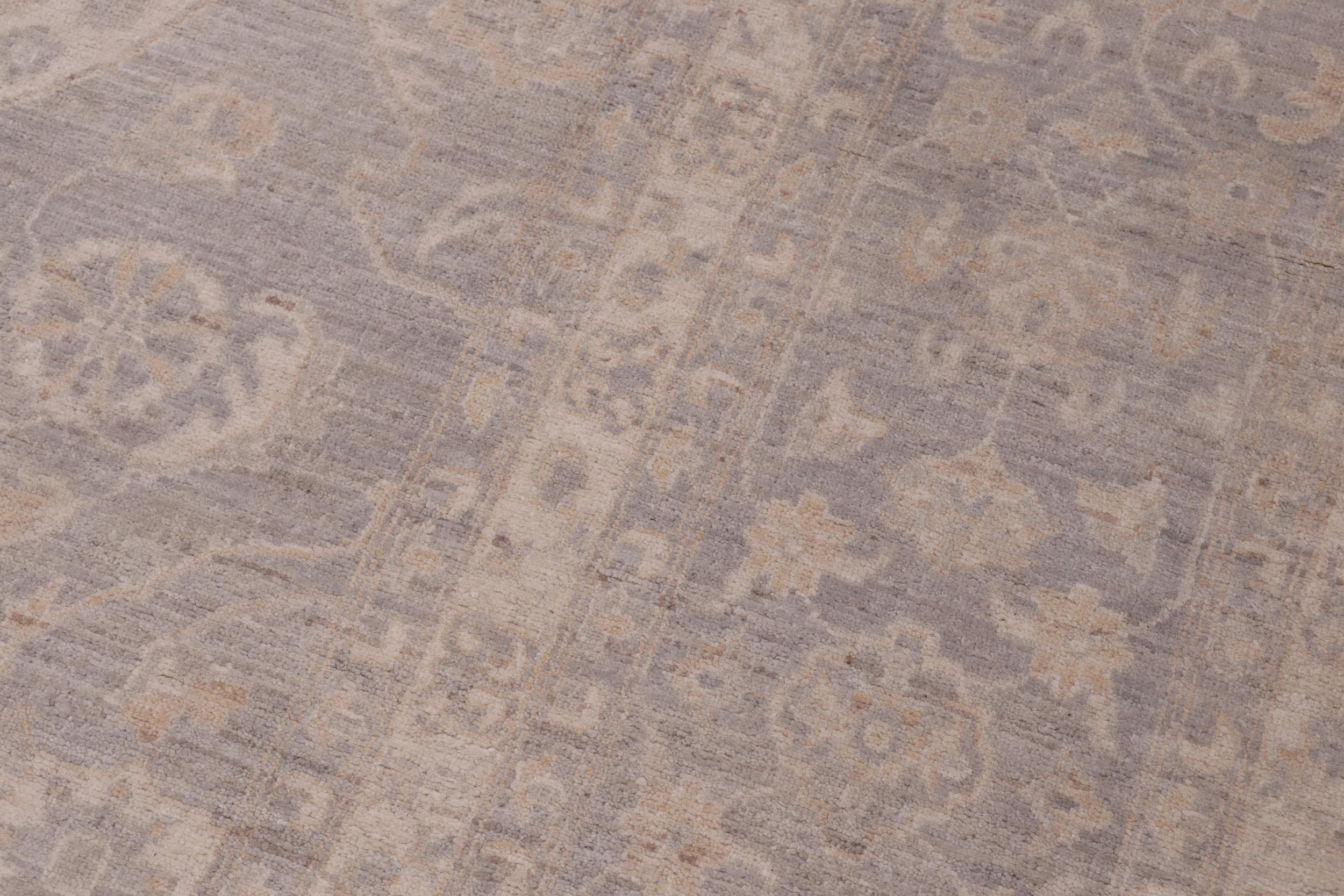 handmade Transitional Kafkaz Brown Gray Hand Knotted RECTANGLE 100% WOOL area rug 12' x 15'