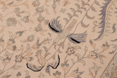 handmade Traditional Design Ivory Ivory Hand Knotted RECTANGLE 100% WOOL area rug 12' x 18'
