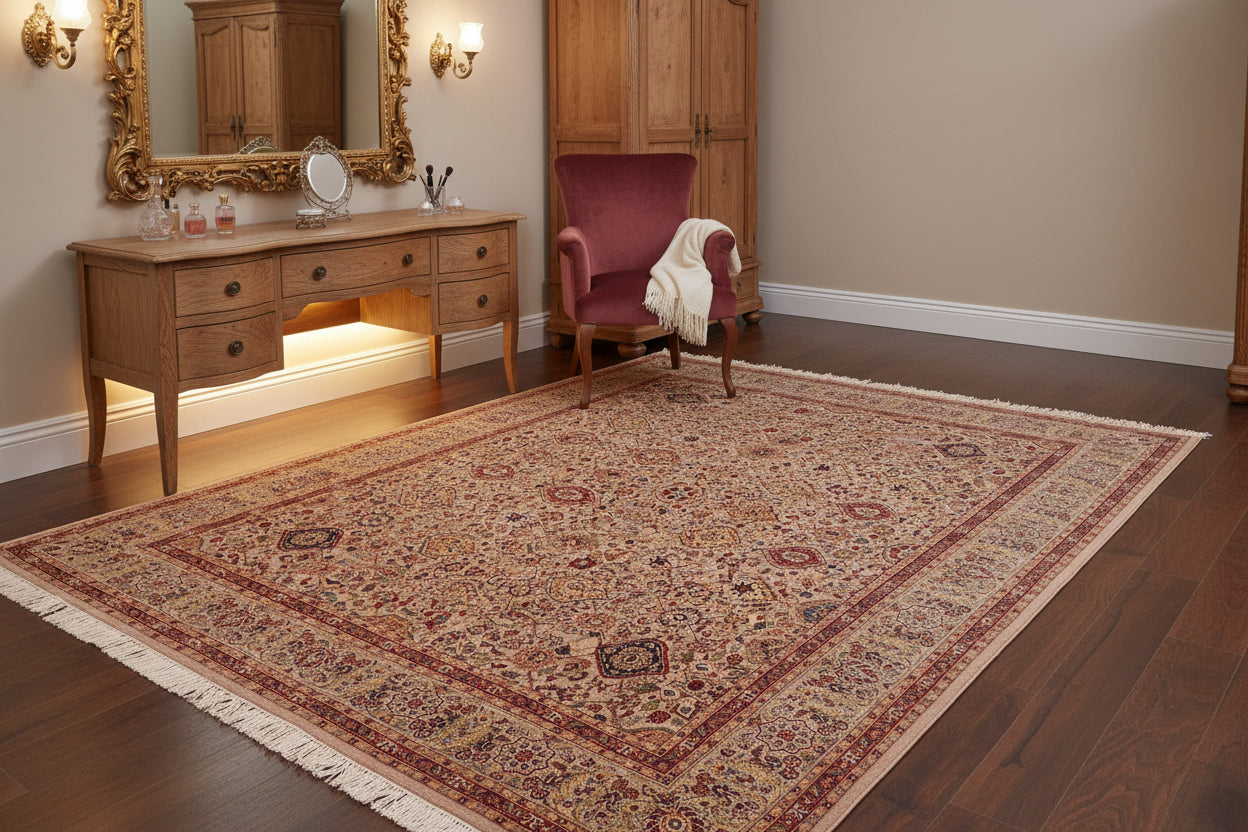 handmade Traditional Tabriz Gray Red Hand Knotted RECTANGLE 100% WOOL area rug 8x10