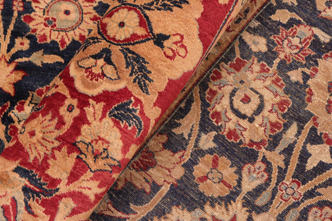 handmade Transitional Mahal Lt. Green Lt. Gray Hand Knotted RECTANGLE 100% WOOL area rug 8x10