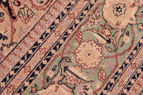 handmade Traditional  Lt. Green Lt. Green Hand Knotted RECTANGLE 100% WOOL area rug 8x10