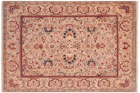 handmade Transitional Sultan Gray Lt. Brown Hand Knotted RECTANGLE 100% WOOL area rug 8x10