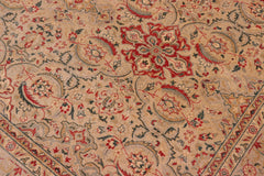 handmade Traditional Kashan Lt. Green Lt. Green Hand Knotted RECTANGLE 100% WOOL area rug 8' x 10'