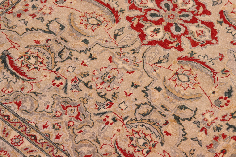 handmade Traditional Design Lt. Gray Gray Hand Knotted RECTANGLE 100% WOOL area rug 8' x 10'