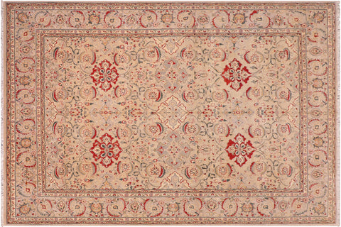 handmade Traditional Design Lt. Gray Gray Hand Knotted RECTANGLE 100% WOOL area rug 8' x 10'
