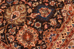 handmade Transitional Design Brown Gray Hand Knotted RECTANGLE 100% WOOL area rug 8' x 10'