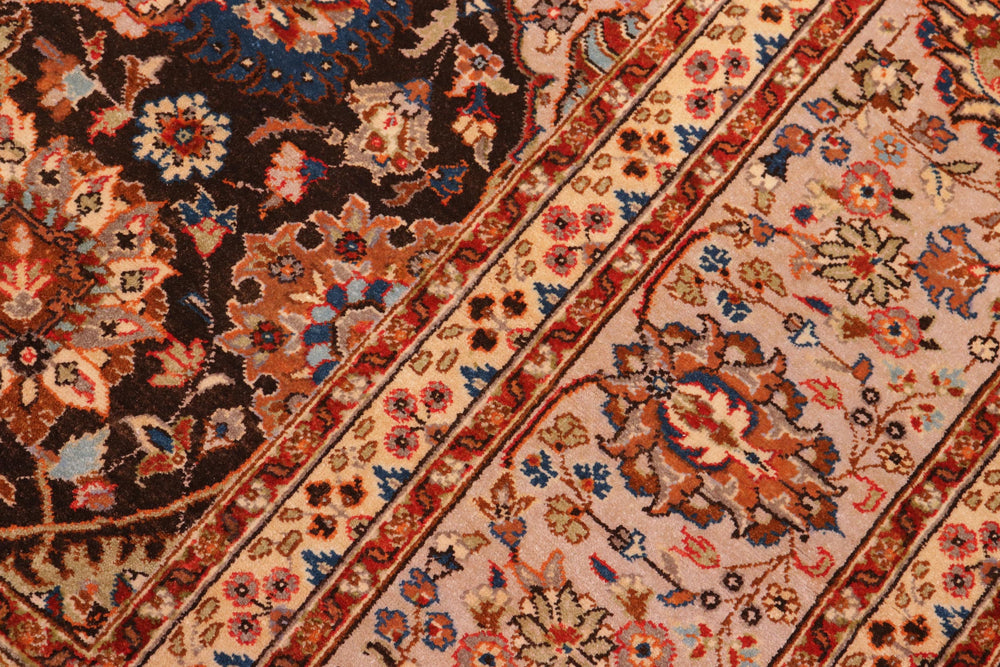 handmade Transitional Design Brown Gray Hand Knotted RECTANGLE 100% WOOL area rug 8' x 10'