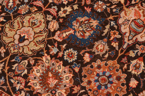 handmade Transitional Design Brown Gray Hand Knotted RECTANGLE 100% WOOL area rug 8' x 10'