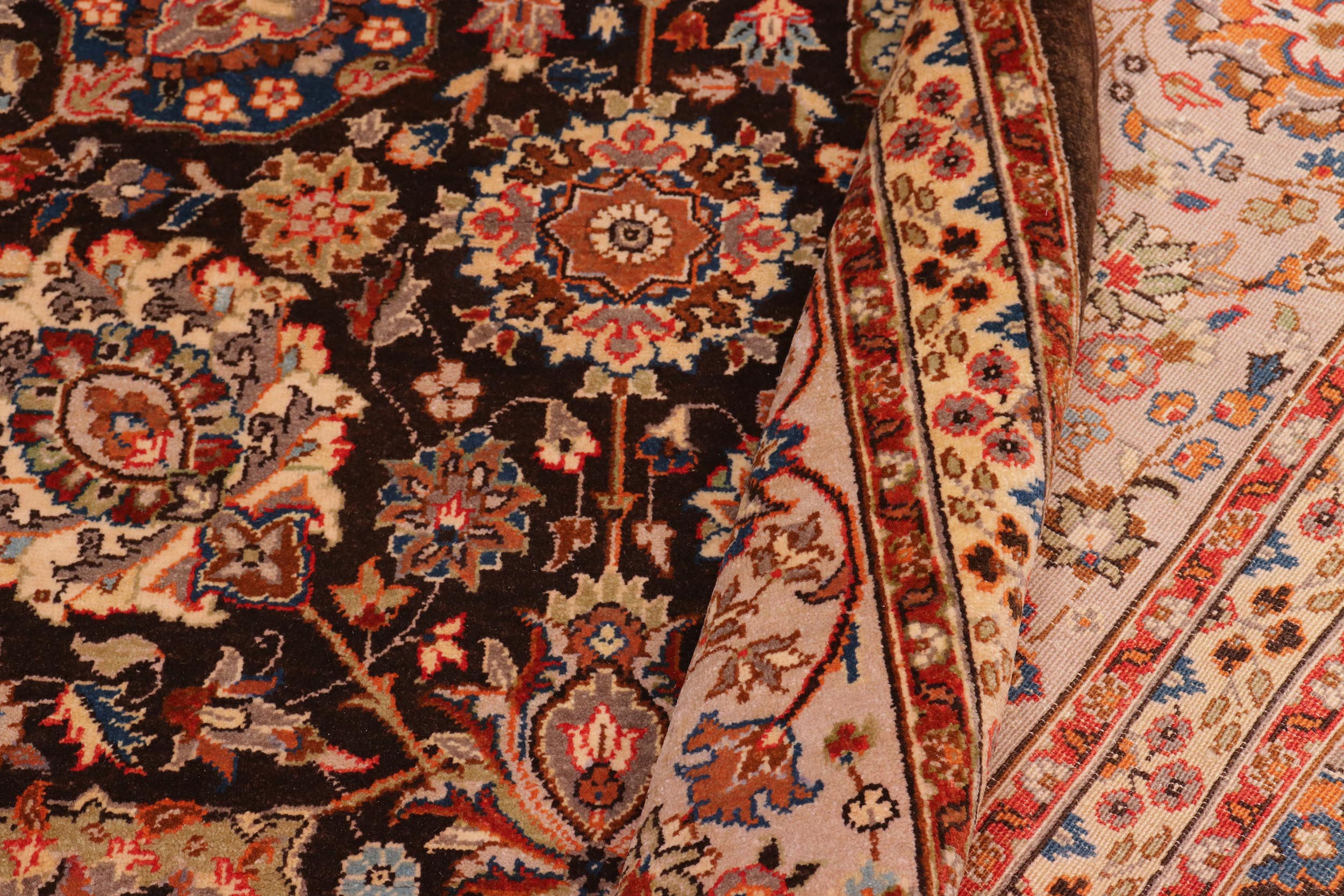 handmade Transitional Design Brown Gray Hand Knotted RECTANGLE 100% WOOL area rug 8' x 10'