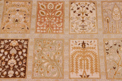 handmade Transitional Design Tan Brown Hand Knotted RECTANGLE 100% WOOL area rug 8' x 10'