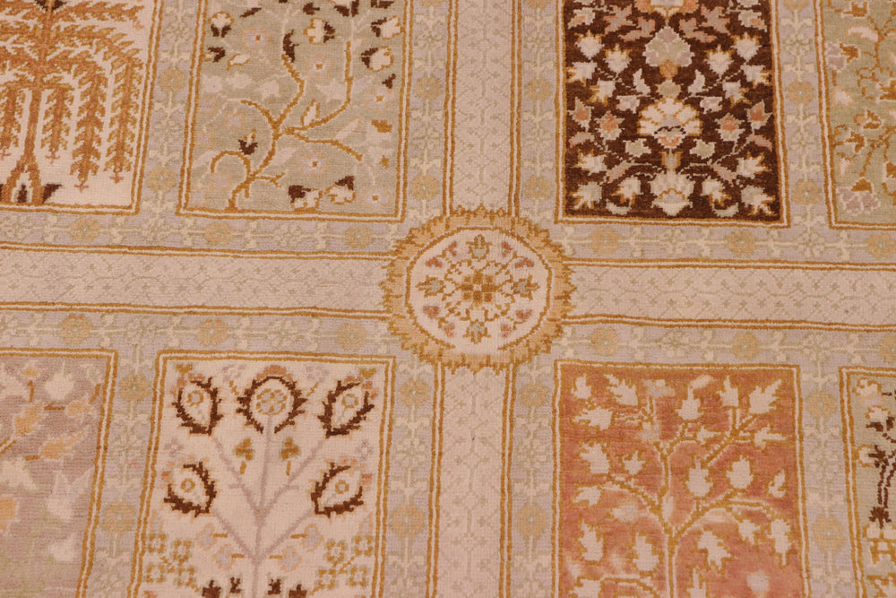 handmade Transitional Design Tan Brown Hand Knotted RECTANGLE 100% WOOL area rug 8' x 10'