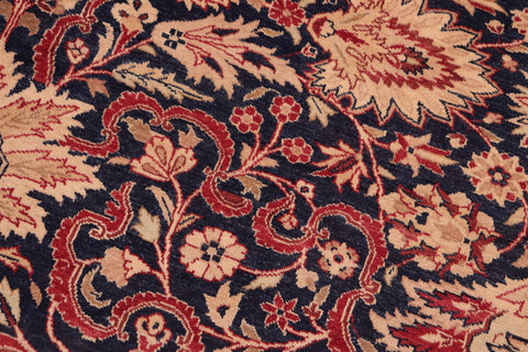 handmade Transitional Sultanabad Drk. Blue Red Hand Knotted RECTANGLE 100% WOOL area rug 8x10
