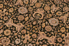handmade Traditional Design Drk.green Lt. Gray Hand Knotted RECTANGLE 100% WOOL area rug 8' x 10'