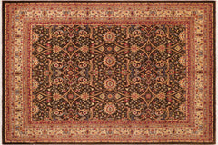 handmade Transitional Design Brown Beige Hand Knotted RECTANGLE 100% WOOL area rug 8' x 10'