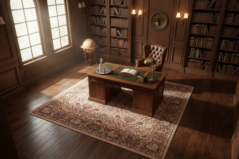 handmade Traditional Veg Dye Lt. Gray Dark Brown Hand Knotted RECTANGLE 100% WOOL area rug 8' x 10'