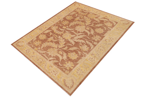 handmade Traditional Kafkaz Lt. Brown Gold Hand Knotted RECTANGLE 100% WOOL area rug 9x12