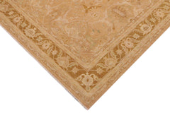 handmade Traditional Kafkaz Tan Gold Hand Knotted RECTANGLE 100% WOOL area rug 9x12